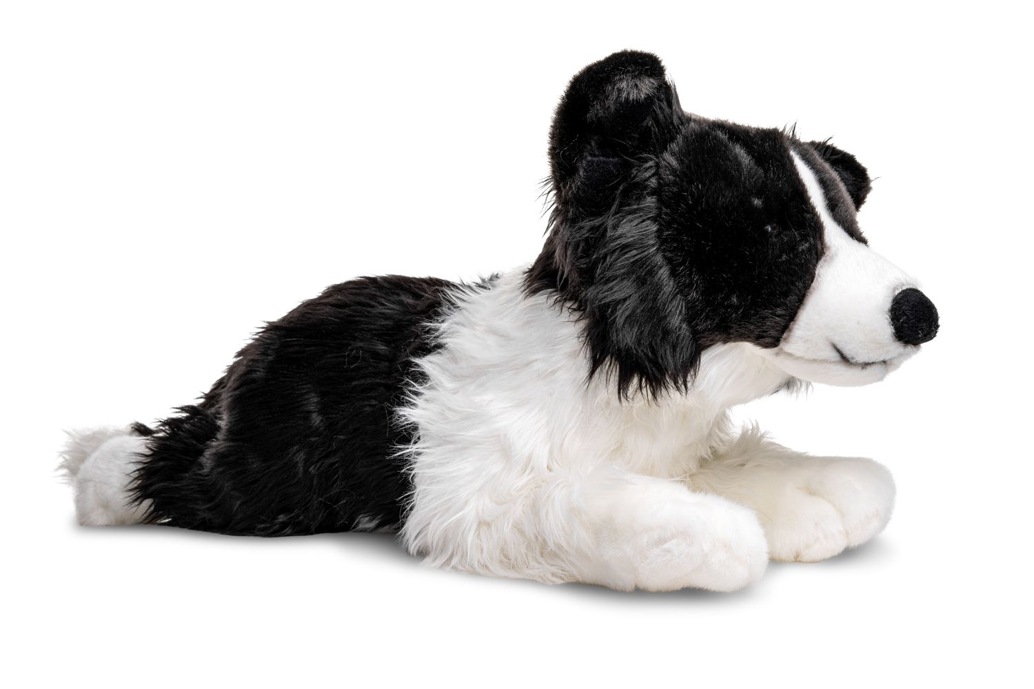 Uni-Toys Neuware Hund weißer Schäferhund mit Leine ca 23cm groß 